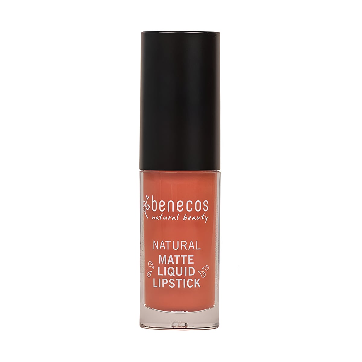 Уцінка! Рідка матова помада для губ Benecos Natural Matte Liquid Lipstick, Coral Kiss, 5 мл